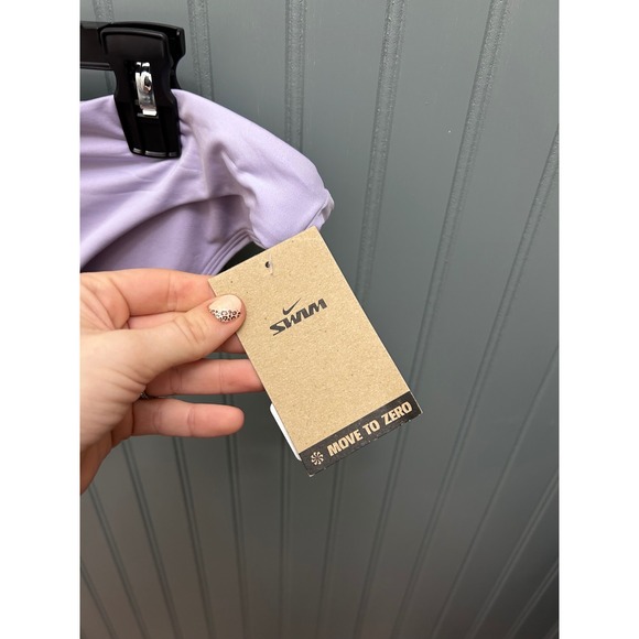 Nike Swim Women's Lavender Bikini Bottoms Size XL Move to Zero Sustainable - Picture 2 of 5